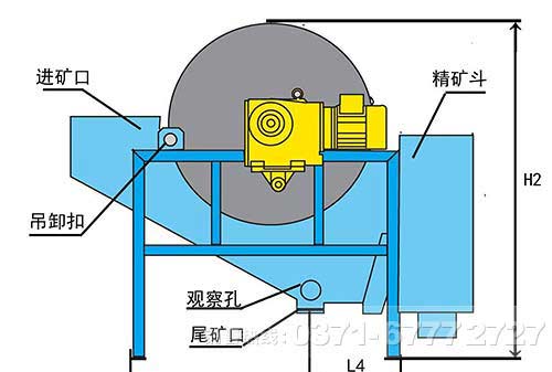 干粉磁选机结构