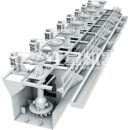 红星浮选机结构图